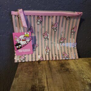Sanrio My Melody PVC Zippered Stationary Makeup Bag Clear Primark Exclusive